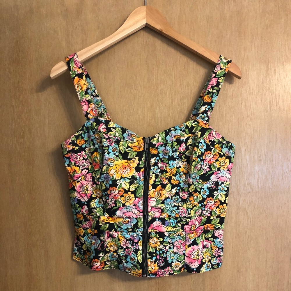 EXPRESS Floral Top- Size 10